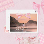 コケット卒業フォトボウサンキューカード ノートカード