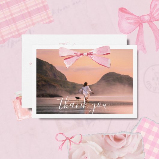 コケット卒業フォトボウサンキューカード ノートカード