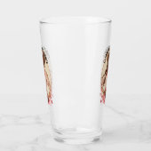 コケット女性のカーボーイウェスタンファッションポートレート タンブラーグラス (左)