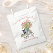 コケット子犬の誕生日パーティーのバッグ フェイバーバッグ (クリップ留めされた状態)