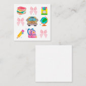 コケット学校,新学期シャツ,先生コク エンクロージャーカード (正面/裏面)