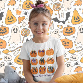 コケット弓とオレンジカボチャ Tシャツ