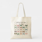 コケット弓は多過ぎることはない トートバッグ (裏面)