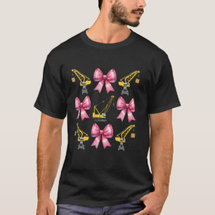 コケット弓クレーン運転者クレーン運転者構成 Tシャツ