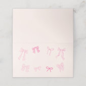 コケット弓テーマパーティーフードラベル プレイスカード (外部開封)