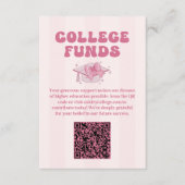 コケット弓卒業大学ファンド エンクロージャーカード (正面)