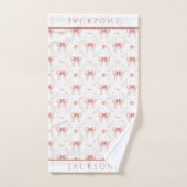 コケット弓水カラー バスタオルセット (ハンドタオル)