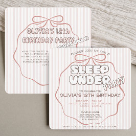 コケット弓眠り誕生日会 招待状