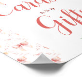 コケット弓赤ちゃんシャワーカードとギフトポスター ポスター (角)