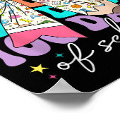 コケット弓鉛筆100日の学生茶 ポスター (角)