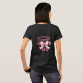 コケット時代のピンクのリボンTシャツ Tシャツ (裏面フル)