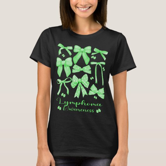 コケット美学グリーンボウリンパ腫 Tシャツ (正面)