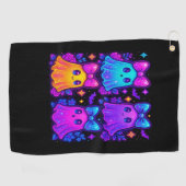 コケット虹色ハロウィーン ゴルフタオル (横)