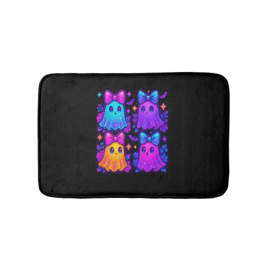 コケット虹色ハロウィーン バスマット (正面)