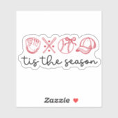 コケット野球・ソフトボールのシーズン シール (シート)