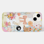 コケット鮮やかトレンディーコラージケース Case-Mate iPhoneケース (裏面 (横))