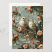 コケット鳥フローラ 招待状 (正面/裏面)