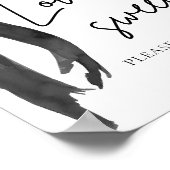 コケット黒弓の愛は甘いトリートの好意サインである ポスター (角)