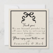 コケット黒弓労働&デリバリーNICU病院 サンキューカード (正面)