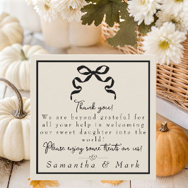 コケット黒弓労働&デリバリーNICU病院 サンキューカード