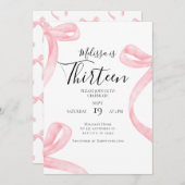 コケット13th誕生日招待状ガール | ボーファンシーウ 招待状 (正面/裏面)