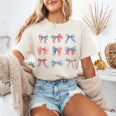 コケット7月4日Tシャツ、7月4日Bow トライブレンドＴシャツ