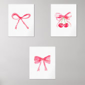 コケット8x10ピンク弓かわいいベビーガール子供部屋 (正面)