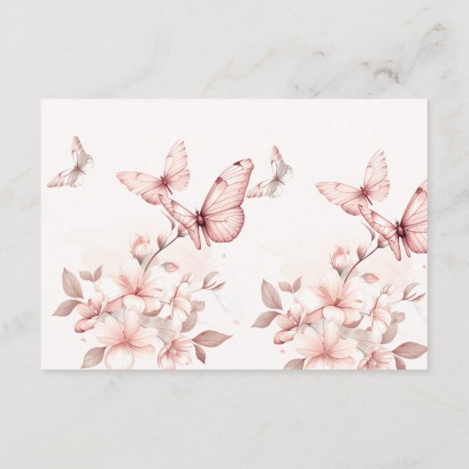 コケット・バタフライ |蝶おむつラッフル エンクロージャーカード (裏面)