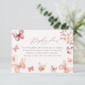 コケット・バタフライ |蝶ディスプレイシャワー エンクロージャーカード (スタンド正面)