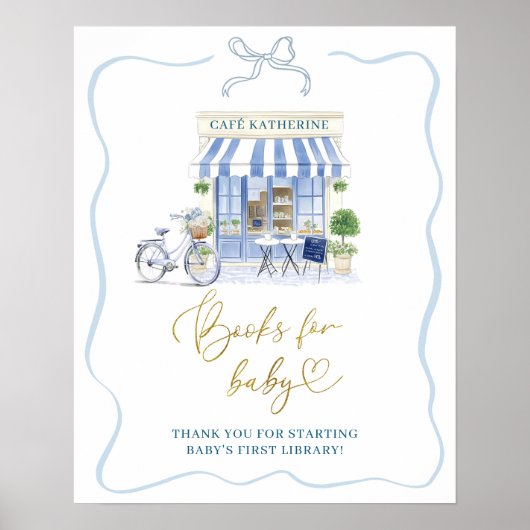 コケット・パリジャンカフェのベビーポスター ポスター (正面)