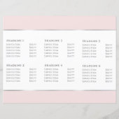 コケット・ピンク・ボウ・パンフレット (裏面)