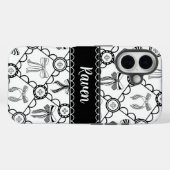 コケット ブラックボウ Case-Mate iPhoneケース (裏面 (横))