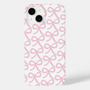 コケット プレッピー ピンク リボン Case-Mate iPhone 14ケース