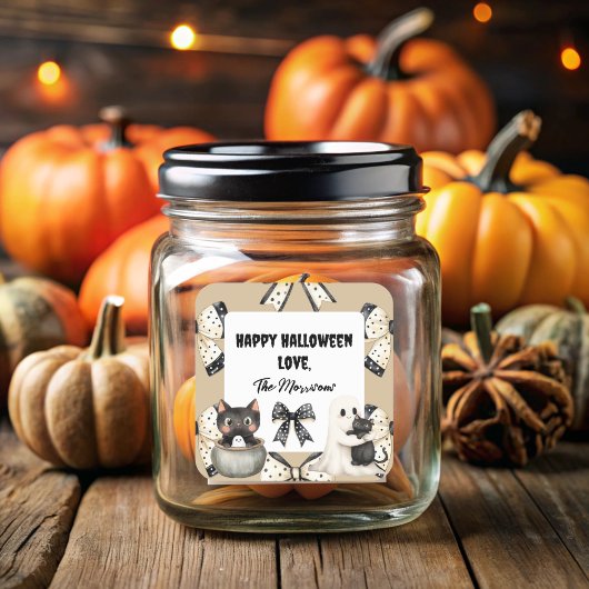 コケット ボウ ハロウィン スクエアシール