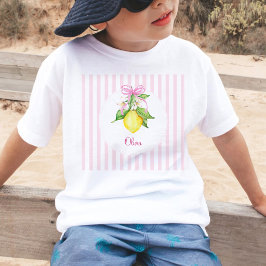 コケット レモン ピンク ベビーシャワー ベビーTシャツ