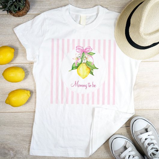 コケット レモン ピンク ママになる Tシャツ