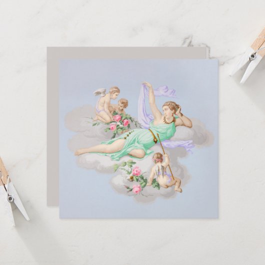 コケッビクトリアントパステルエンジェルクラウド カード (正面/裏面インサイチュ)