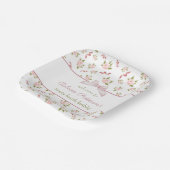 コケッフェミニントヴィンテージフローラ誕生日パーティー ペーパープレート (傾斜あり)