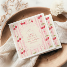 コケッユニークトさくらんぼオントップベビーシャワー