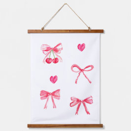 コケッ名門私立校風のクピンクボウベビーガールキッズウォーター色 吊り下げ型タペストリー