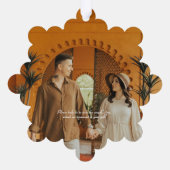 コケッ恋しく思ト・ミスタントー夫人ブライダルシャワー オーナメントカード (裏面)