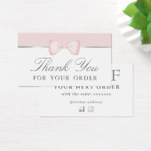 コケッ感謝していクピンクボウ割引カード (デスク)