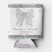 コケッ素朴ト弓冬クリスマスウェディングパーティー 缶クーラー (正面)