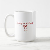 コケティエなクリスマスマグギフト 彼女へまたはお母さんへ コーヒーマグカップ (左)