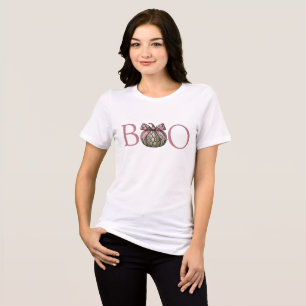 コケティシブハロウィーンスネークスキンカボチャピンク トライブレンドTシャツ