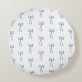 コケティッシュ リトル ボウ ブルー グランデミレニアム ラウンドクッション (裏面)