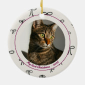 コケティーボウ カスタムペットオーナメント 写真付き セラミックオーナメント (裏面)