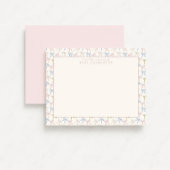 コケティー ピンク リボン ぬいぐらむ ノートカード