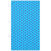 コケバラ花水色のシームレスパターン テーブルクロス (正面)