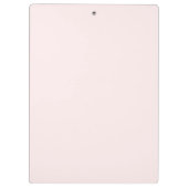 コケパーソナライズされたットクロワッサンピンクリボン クリップボード (裏面)